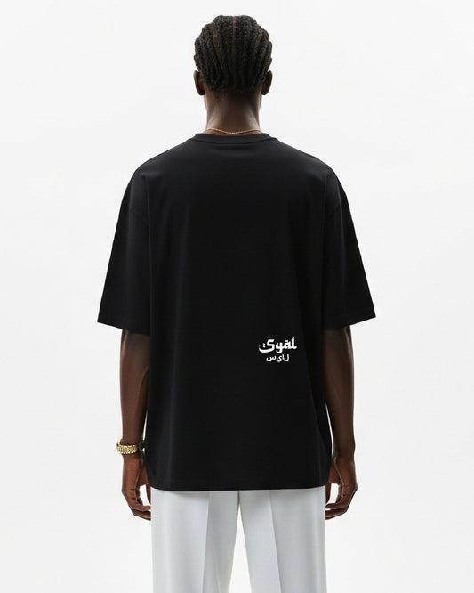 BASIC BLACK OVERSIZED T-SHIRT
