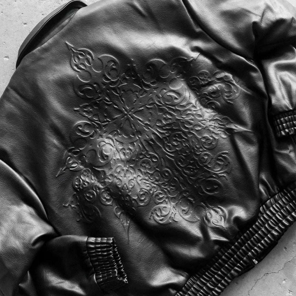 Black Reliquary Leather Jacket