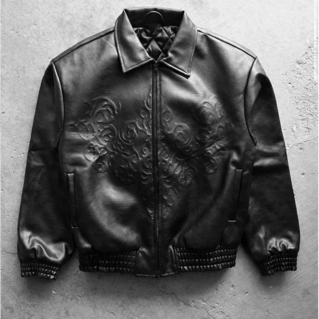 Black Reliquary Leather Jacket
