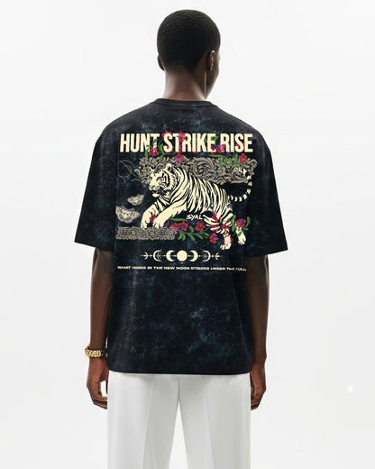 TIGER ACID WASH OVERSIZED T-SHIRT