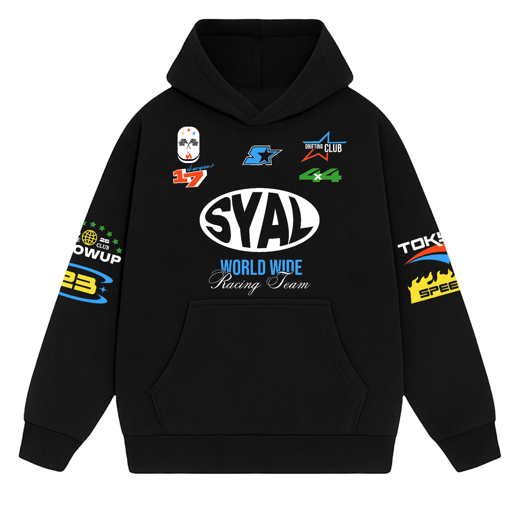 SYAL RACING BLACK HOODIE
