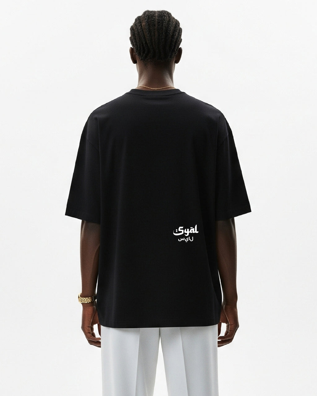 BASIC BLACK OVERSIZED T-SHIRT