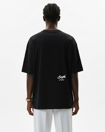 BASIC BLACK OVERSIZED T-SHIRT