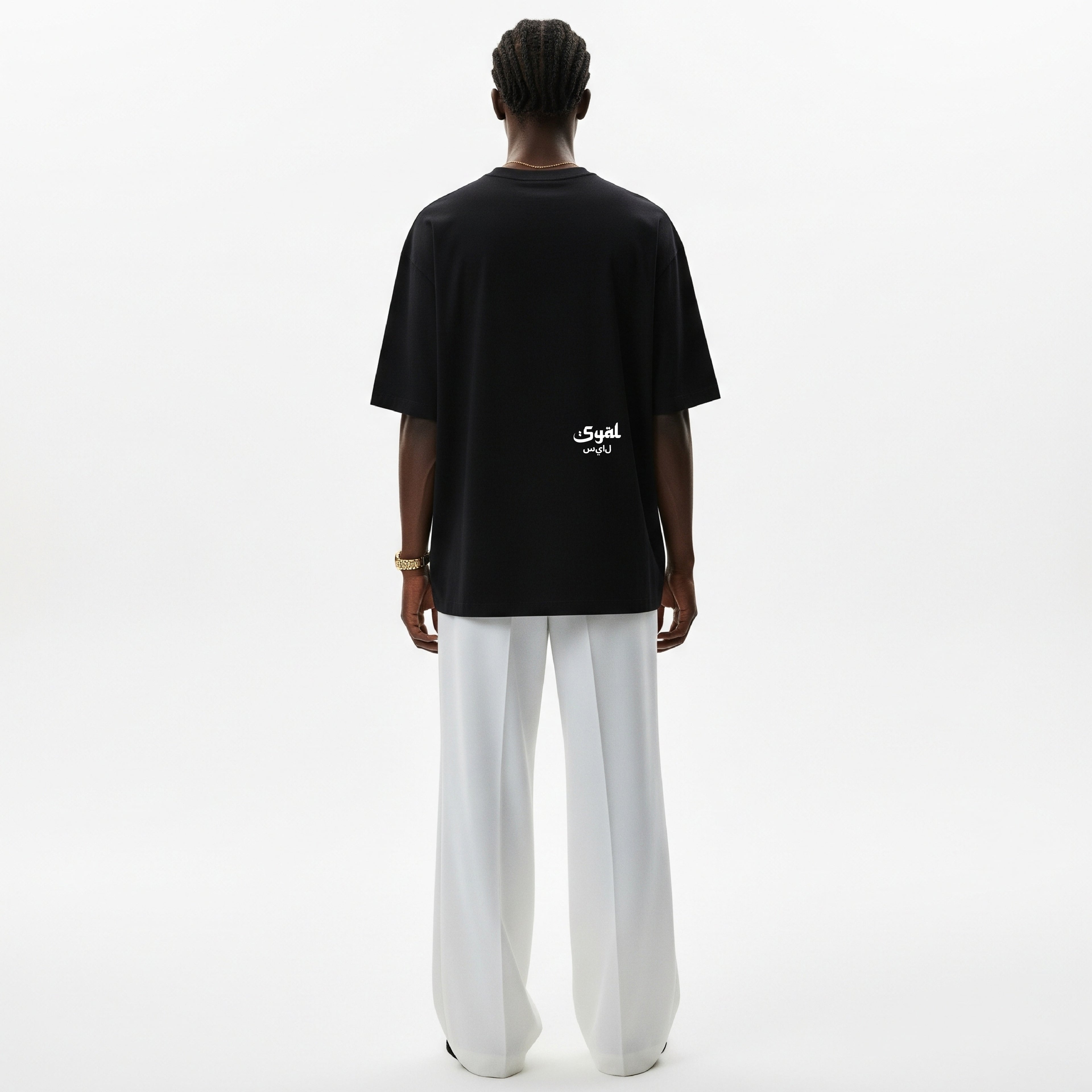 BASIC BLACK OVERSIZED T-SHIRT