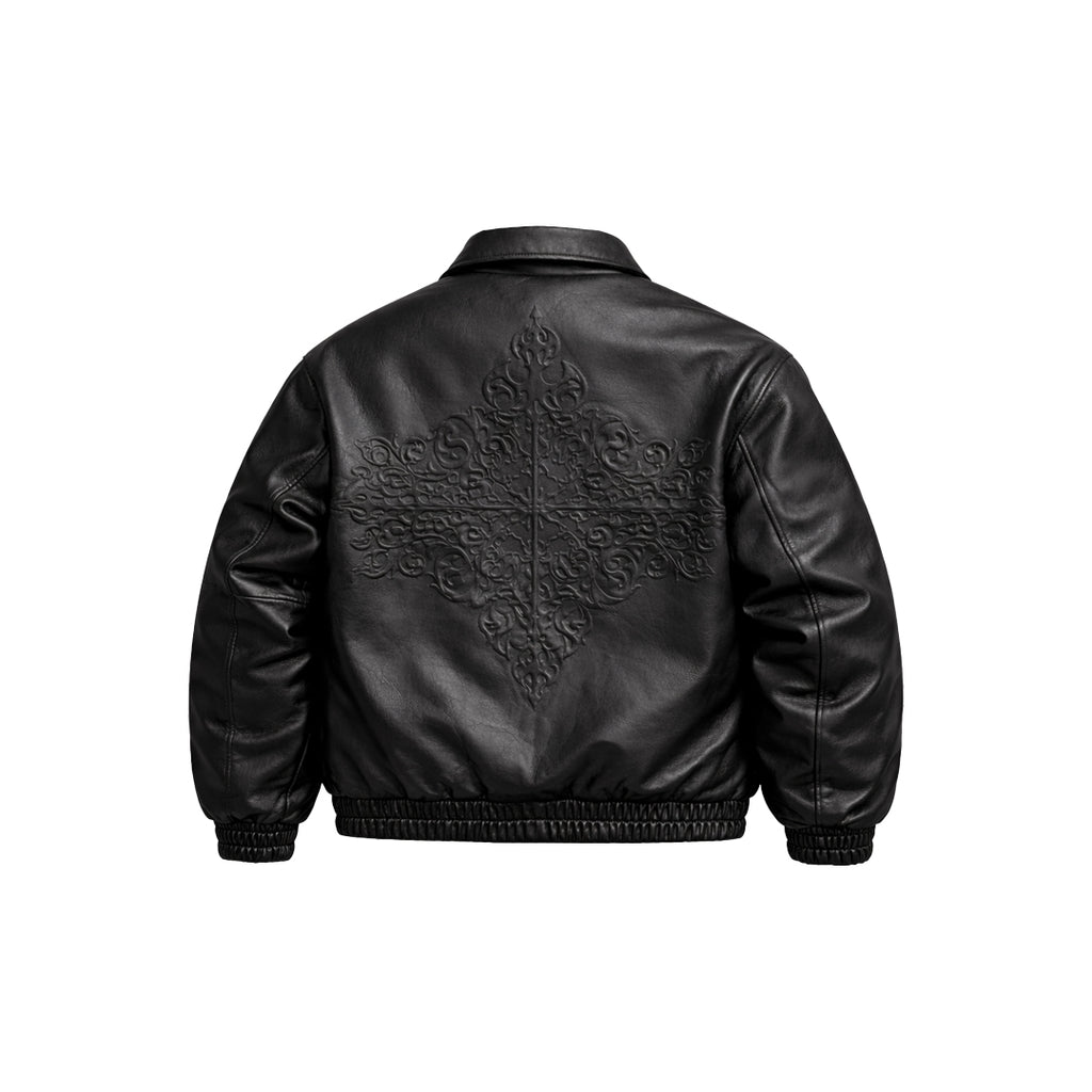 Black Reliquary Leather Jacket