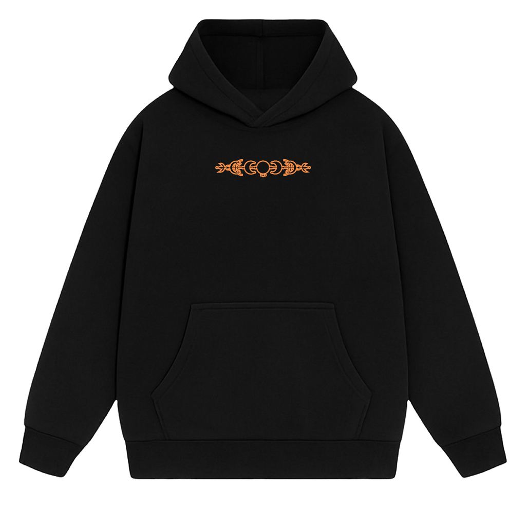 TIGER BLACK UNISEX HOODIE