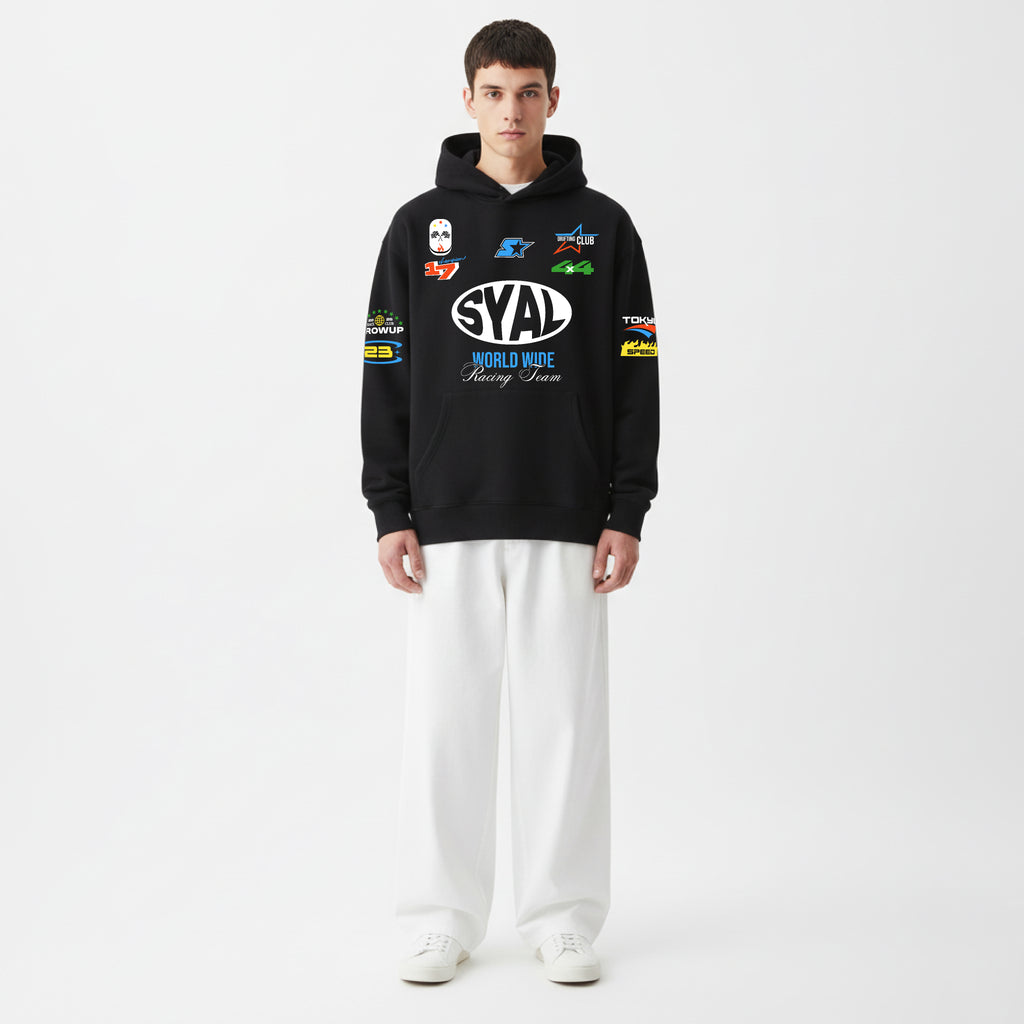SYAL RACING BLACK HOODIE