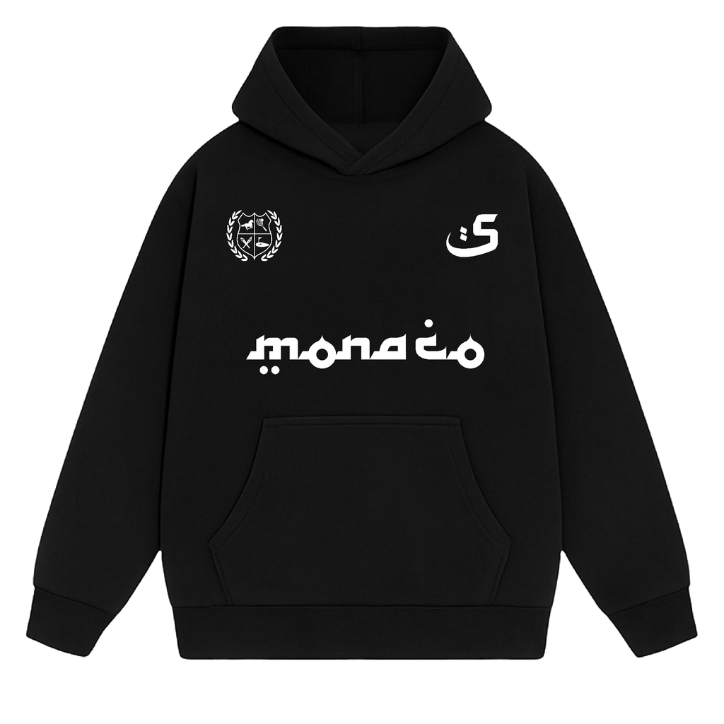 ATHLETIC CLUB BLACK HOODIE