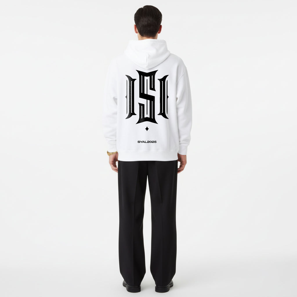 ESSENTIALS WHITE HOODIE