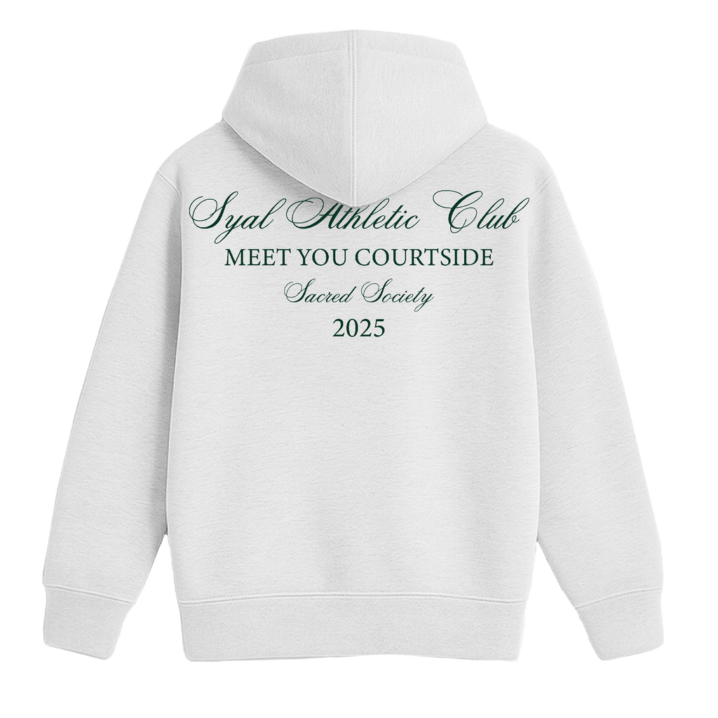 ATHLETIC CLUB WHITE HOODIE