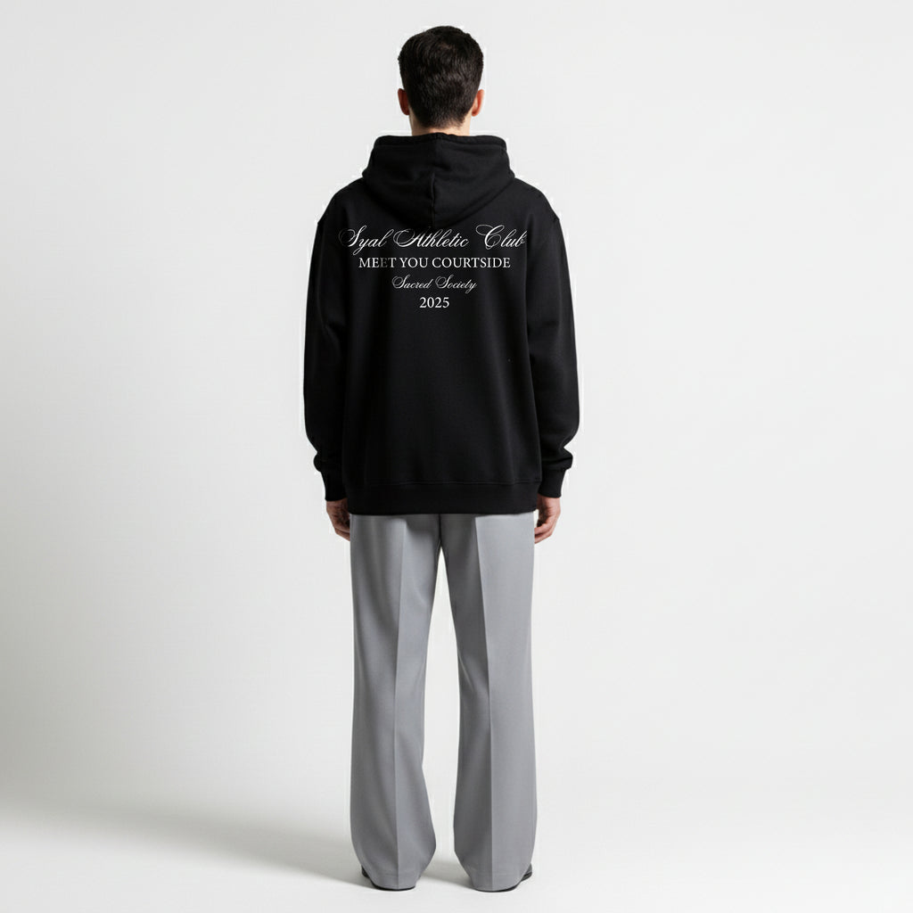 ATHLETIC CLUB BLACK HOODIE