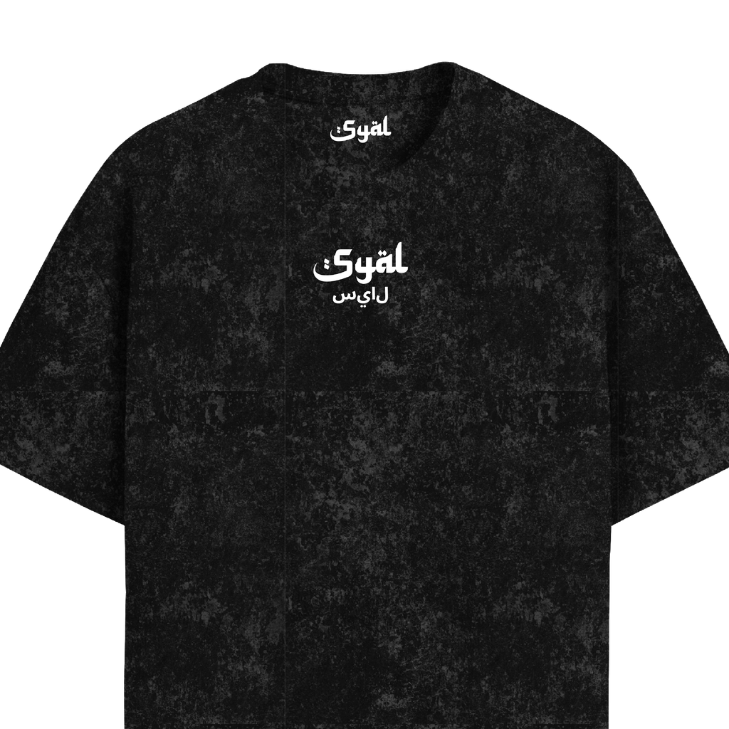 BASIC ACID WASH OVERSIZED T-SHIRT