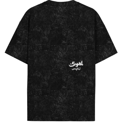 BASIC ACID WASH OVERSIZED T-SHIRT