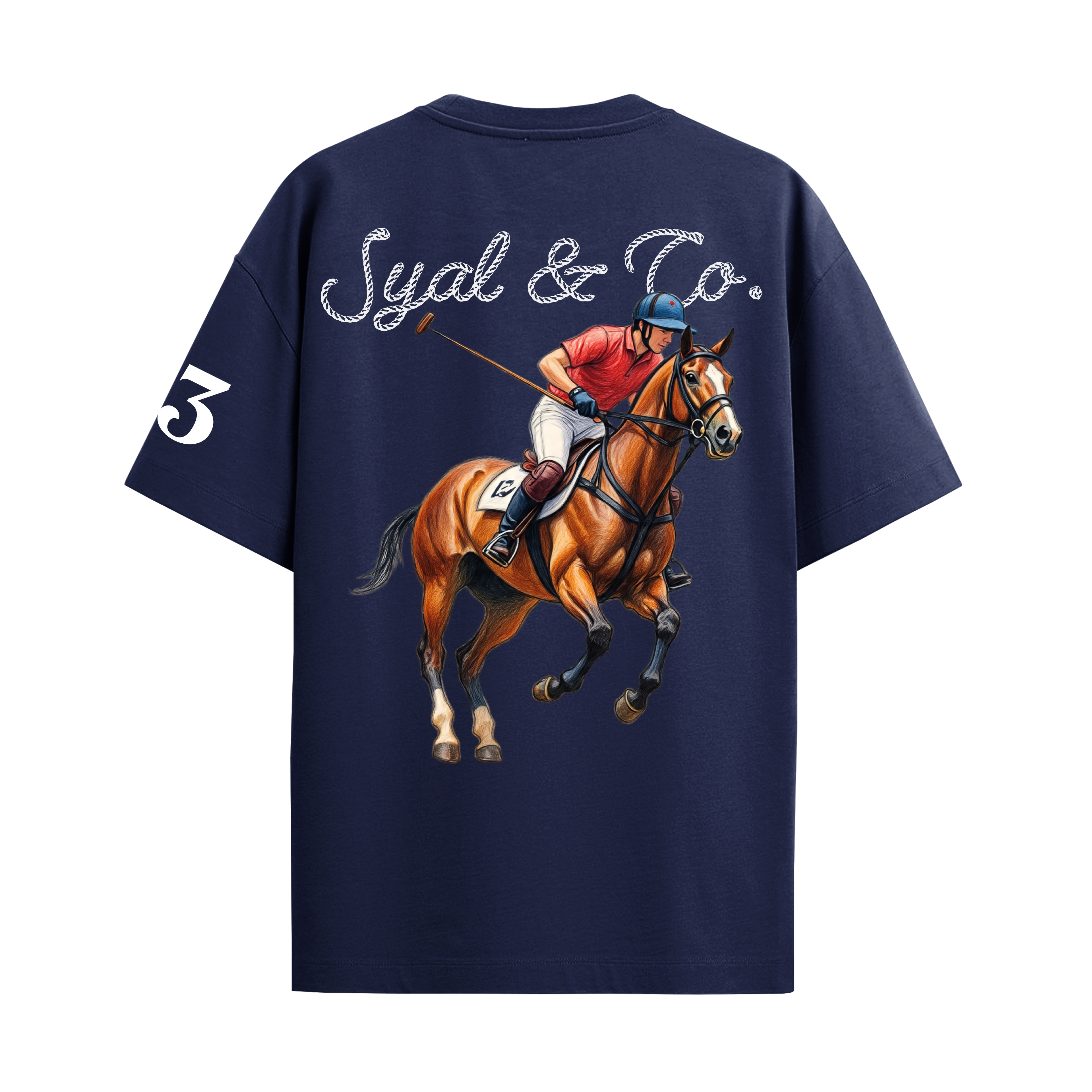 POLO NAVY BLUE OVERSIZED T-SHIRT