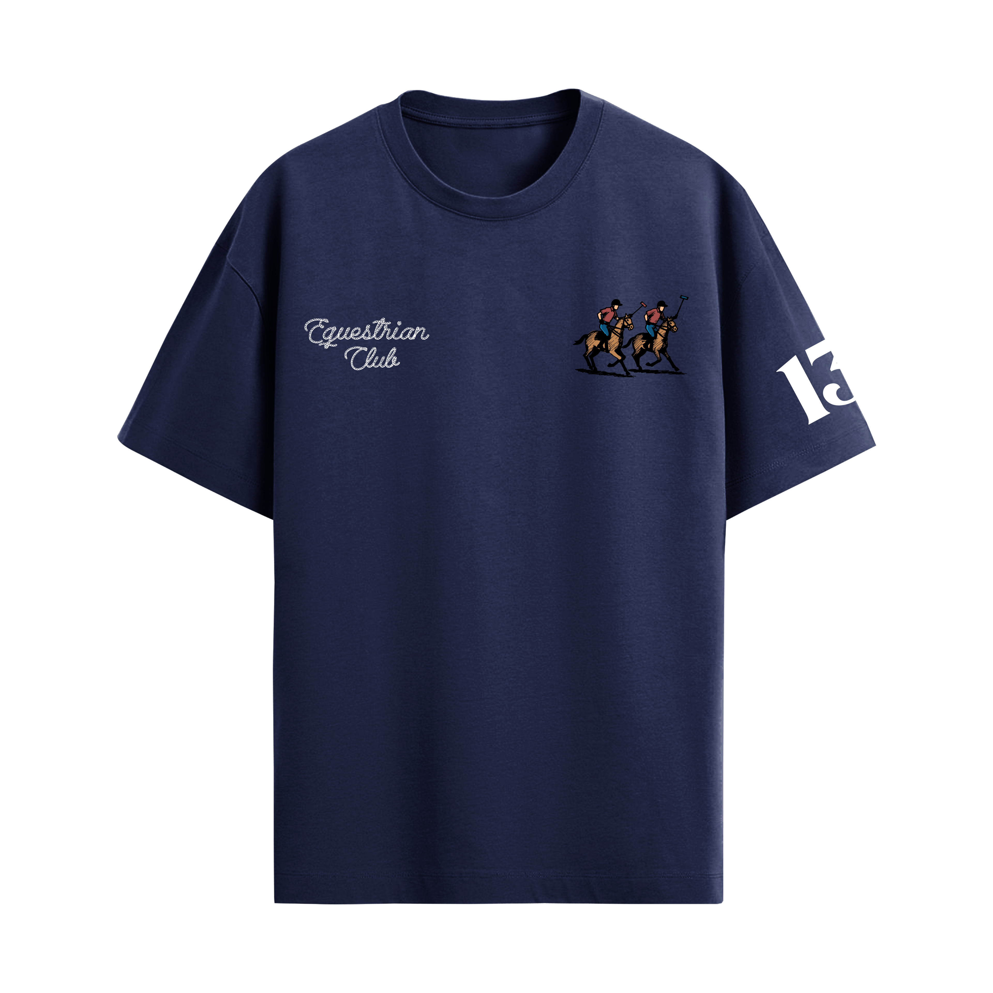 POLO NAVY BLUE OVERSIZED T-SHIRT