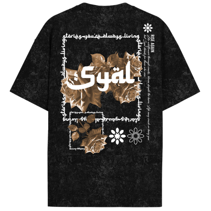 ROOTS ACID WASH OVERSIZED T-SHIRT