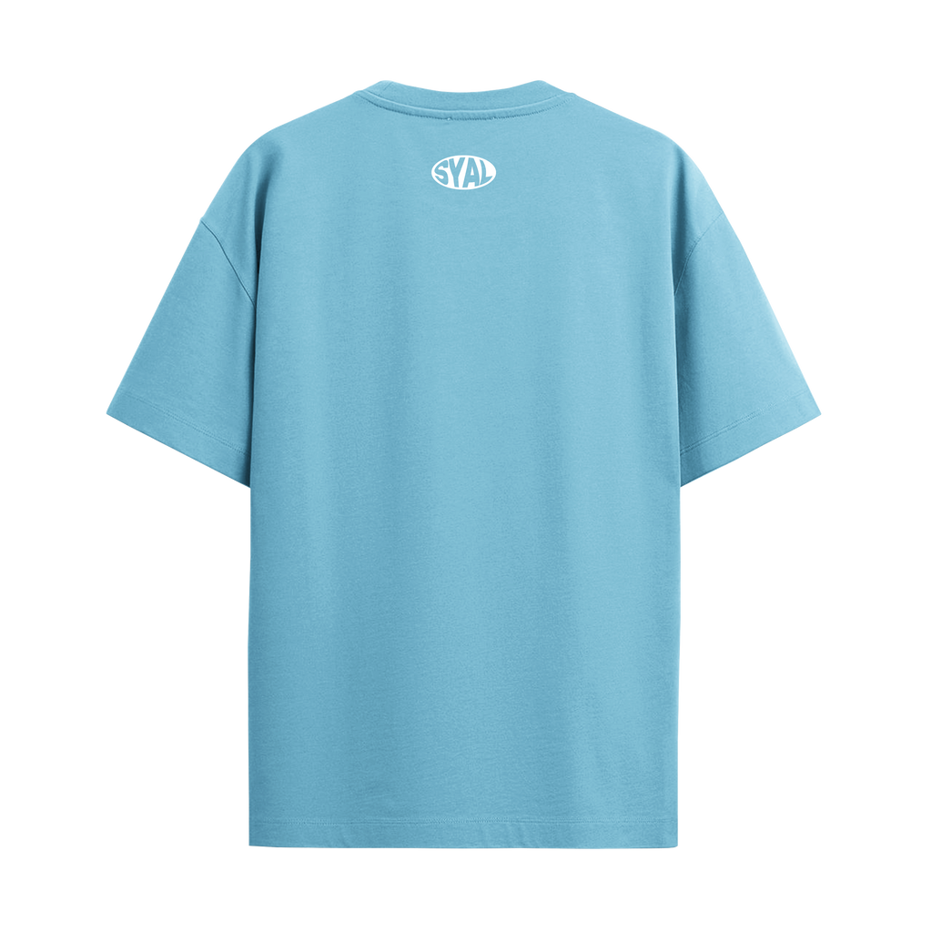 SYAL RACING BLUE OVERSIZED T-SHIRT