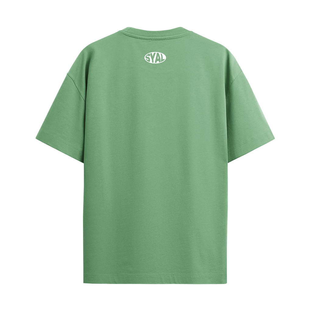 SYAL RACING MINT GREEN OVERSIZED T-SHIRT