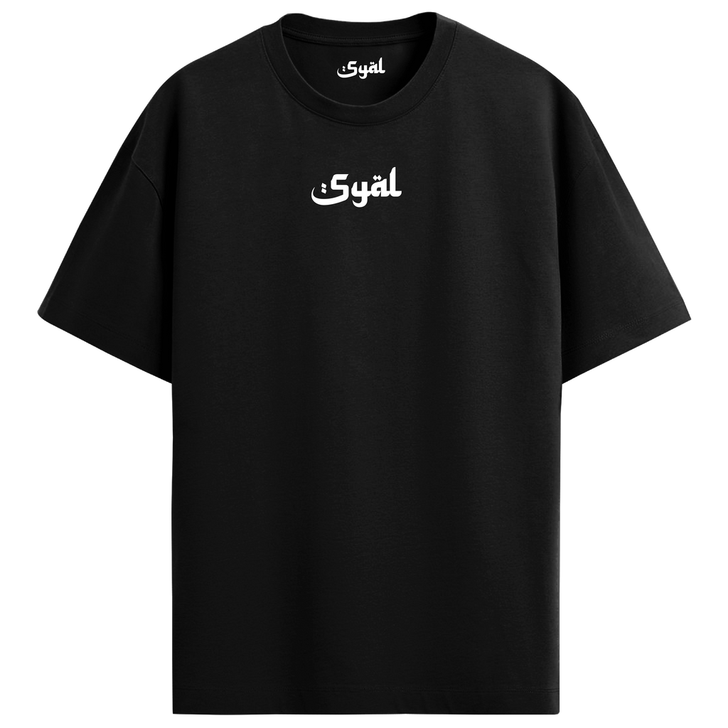 SACRED SOCIETY BLACK OVERSIZED T-SHIRT