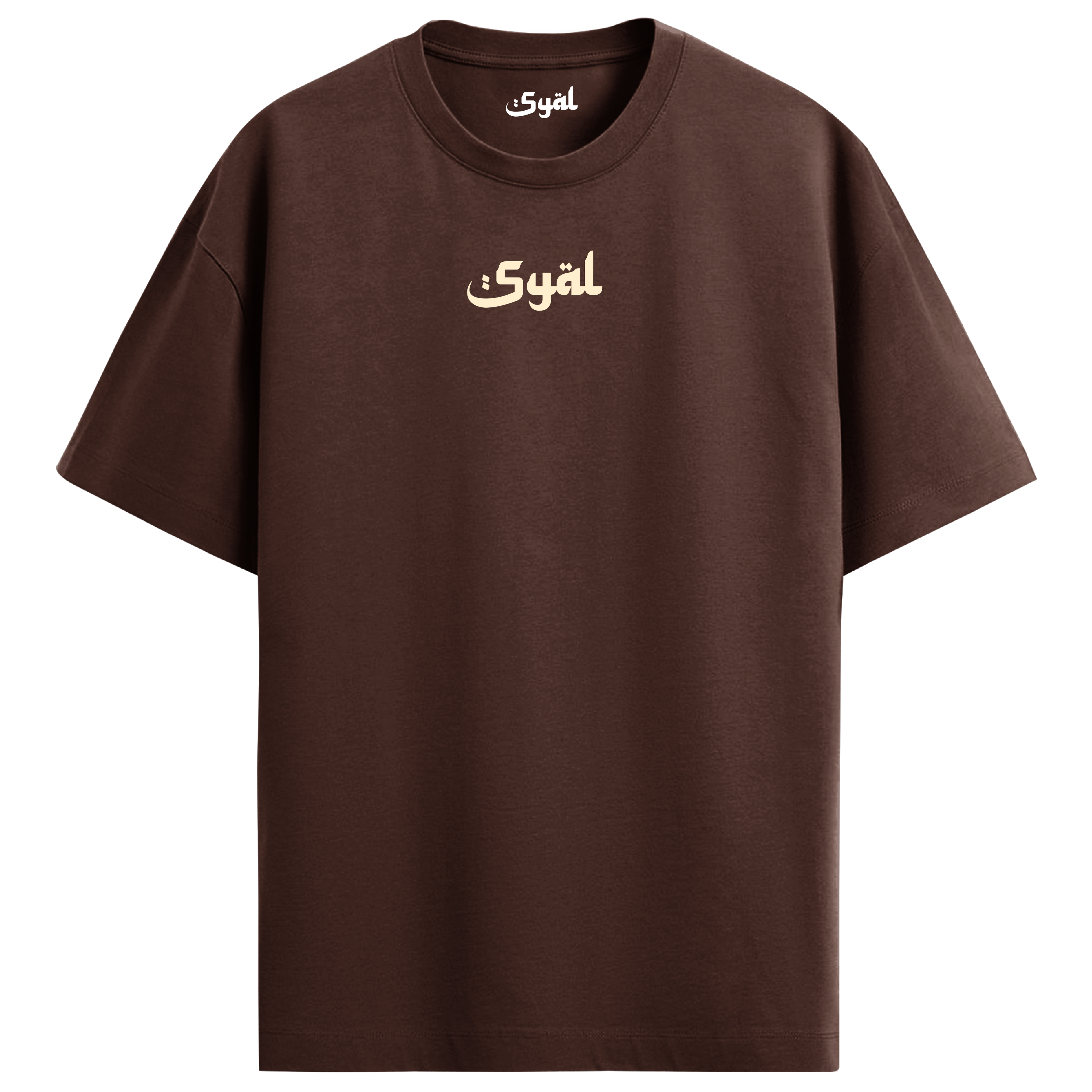 SACRED SOCIETY BROWN OVERSIZED T-SHIRT