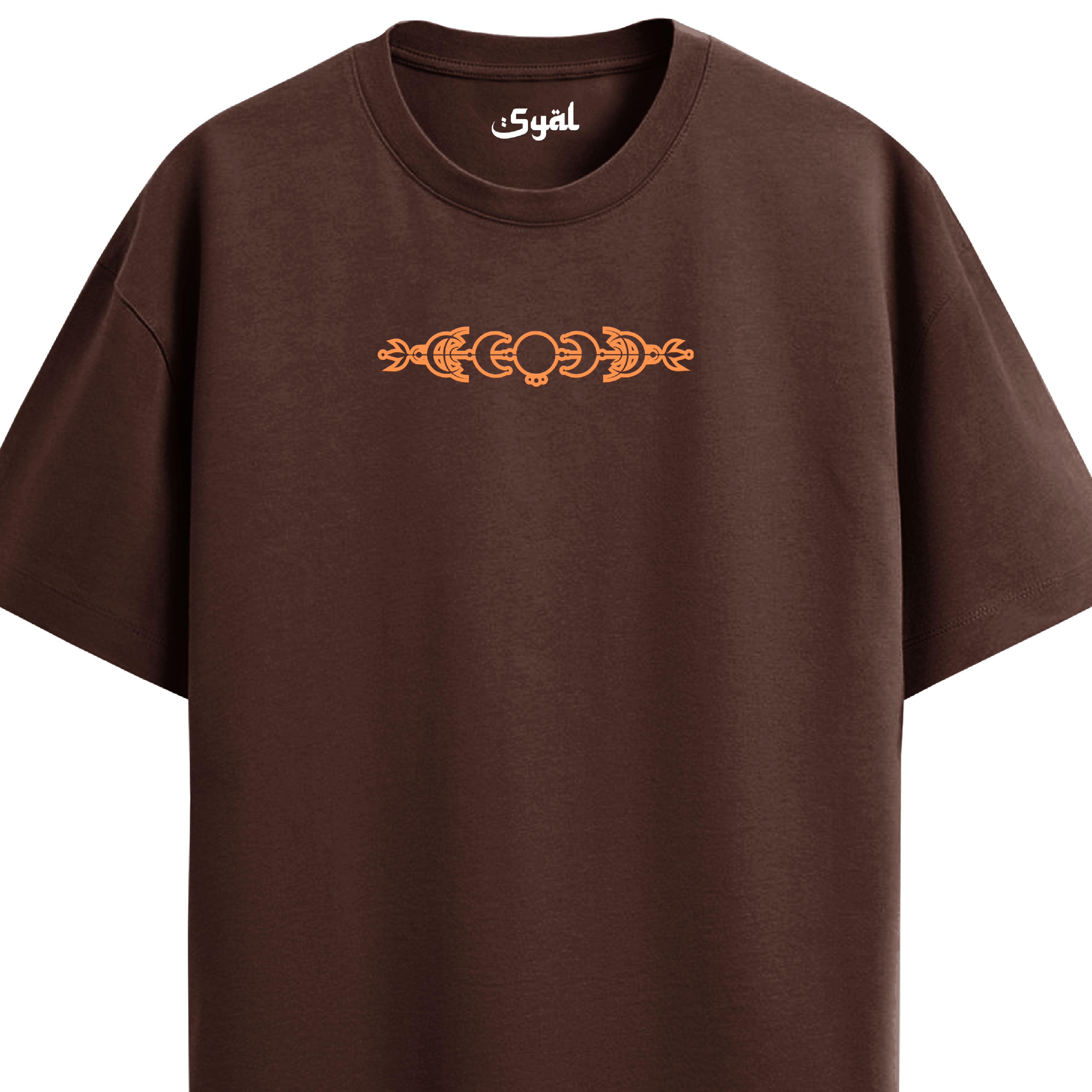 TIGER BROWN OVERSIZED T-SHIRT